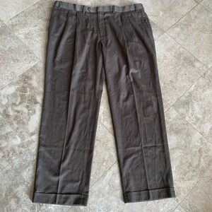Lauren Ralph Lauren Men's Dress Pants Size 40x30 Brown Mid Rise Straight Leg